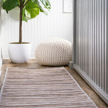 Finn Modern Farmhouse Pinstripe Area Rug